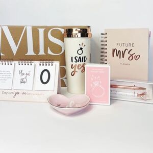 Miss To Mrs Box Engaged7 Needed Items. NWT IN PACKAGE/BOX